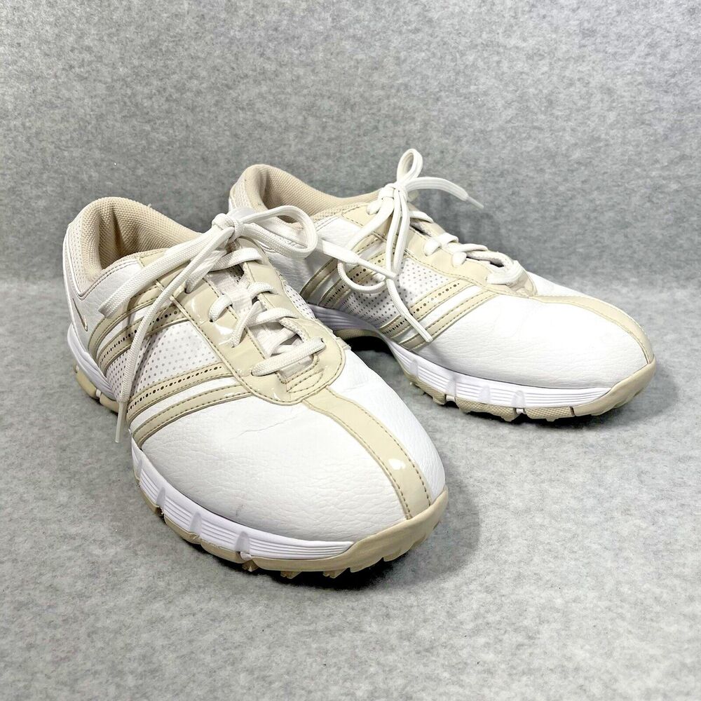 Nike White and Cream Athletic Shoes